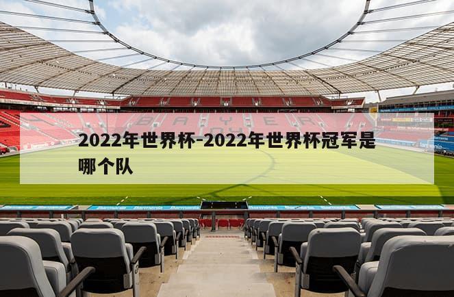 2022年世界杯-2022年世界杯冠军是哪个队